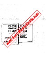 Ver FH-310 pdf Manual de usuario